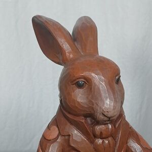 2012 Jim Shore Heartwood Creek Gather Sweet Surprises 9" Chocolate Easter Bunny